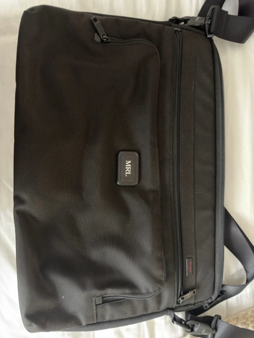 Black Men's Business Messenger Bag